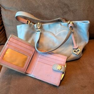 Brighton, reversible, purse with matching wallet.